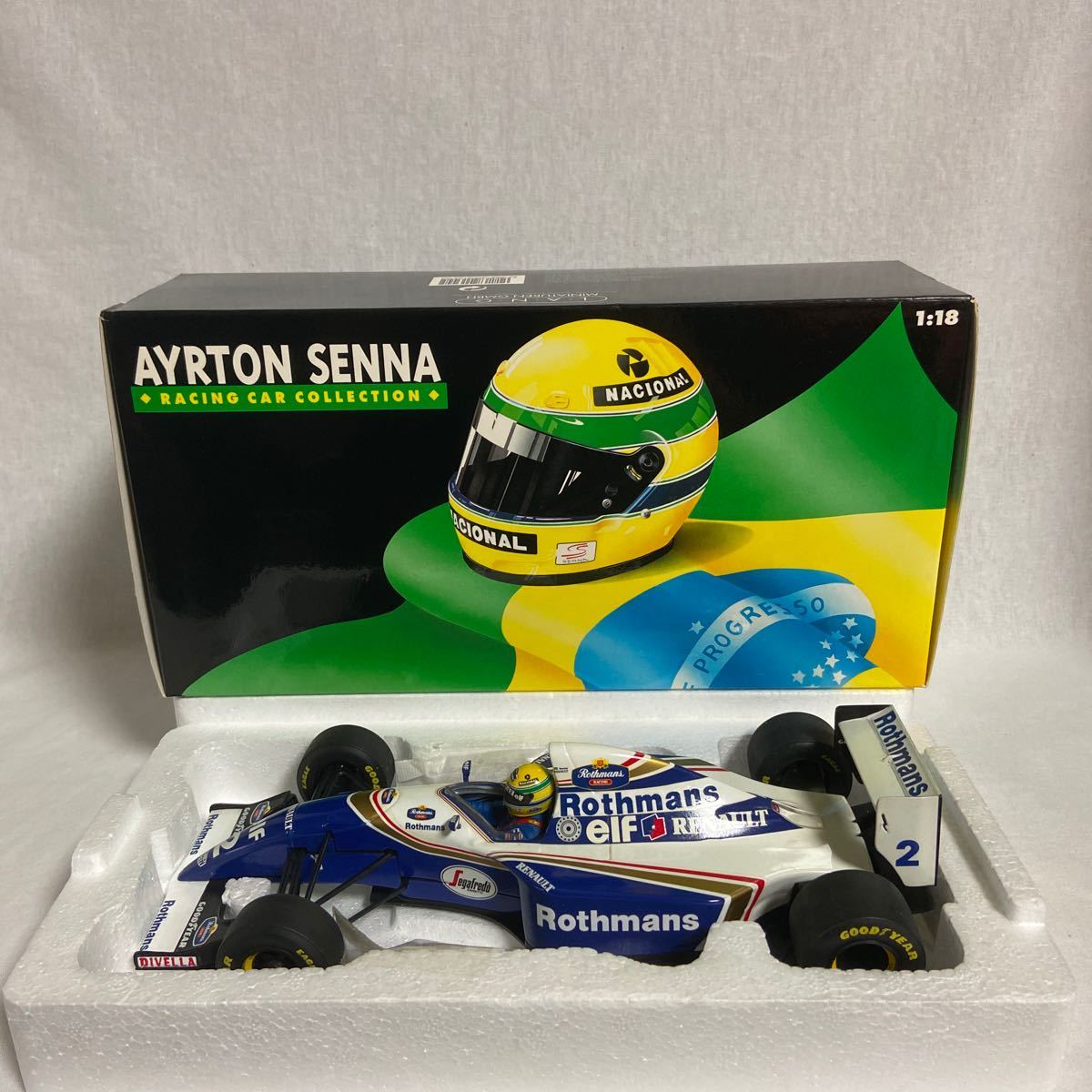 ロスマンズ仕様 PMA 1/18 Williams FW16 1994 #2 アイルトン・セナ 