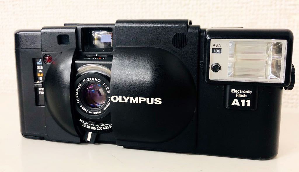 オーセンティック 希少！OLYMPUS XA + A11 オリンパス フイルムカメラ