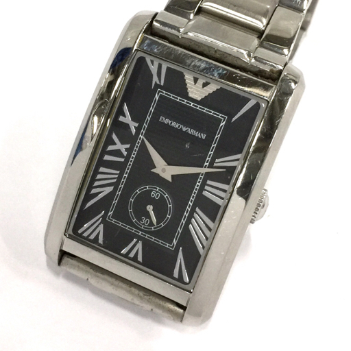 EMPORIO スクエアフェイス エンポリオアルマーニ ARMANI 美品 希少 