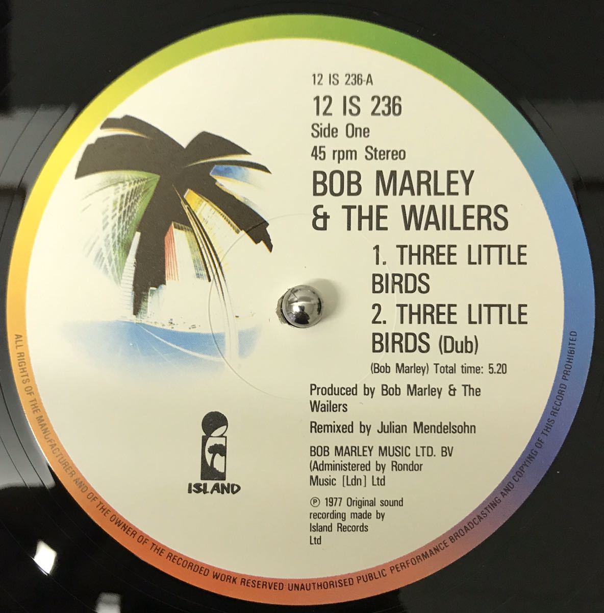 Three little birds / Bob Marley and The Wailers 12インチ island