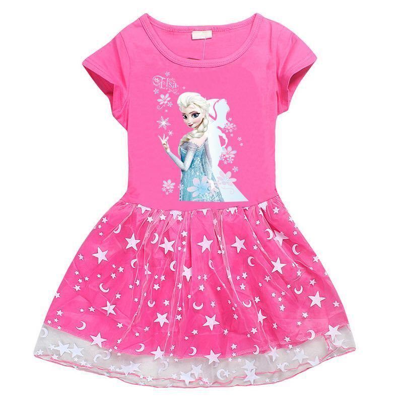 1円 子供服 100 アナと雪の女王 エルサ おしゃれ ワンピース プリンセス ディズニー レース アナ雪 ピンク 夏 100 95 104cm 売買されたオークション情報 Yahooの商品情報をアーカイブ公開 オークファン Aucfan Com