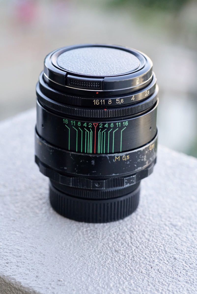 美品 Helios-44-2 58mm f2 ヘリオス ぐるぐるボケ オールドレンズ 単