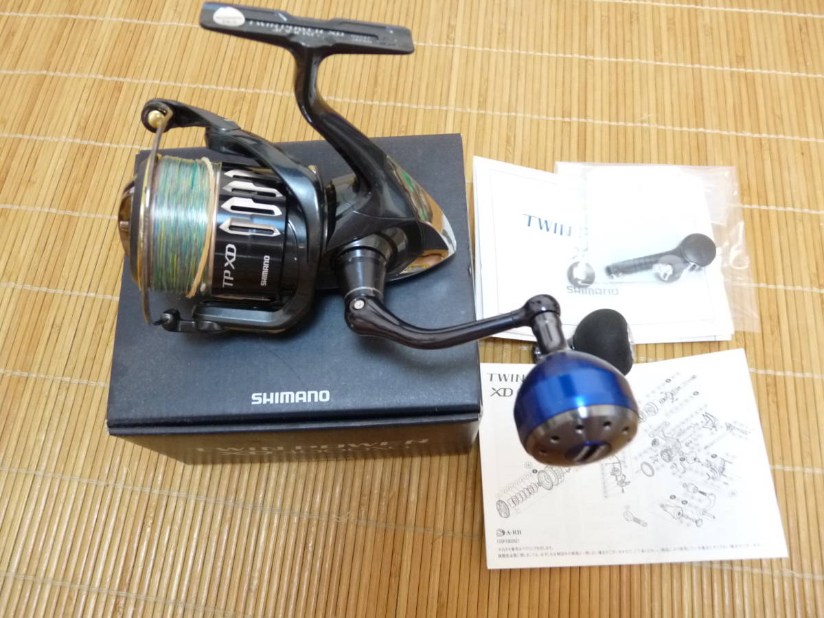 【正規品，限定SALE】 シマノ １７ツインパワーＸＤ 4000ＸＧ 夢屋アルミノブ付き ＵＳＥＤ(シマノ)｜売買されたオークション情報、yahooの商品情報をアーカイブ公開 - オークファン シマノ