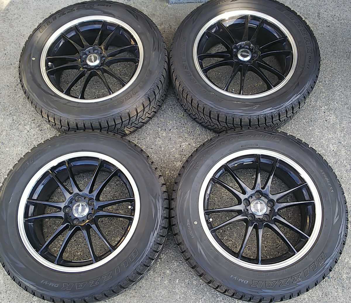 225/60R17 BRIDGESTONE DM-V1 PCD100 5穴 +50 Bridgestone Blizzak DM-V1 2018-23 Fits: SimpleTire