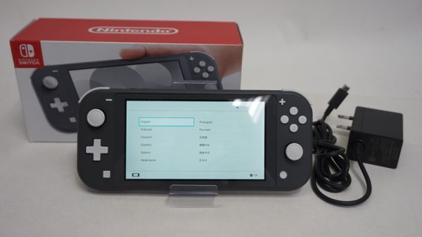 045 s0117 Nintendo Switch Lite グレー 中古品 ③ NintendoSwitchLite