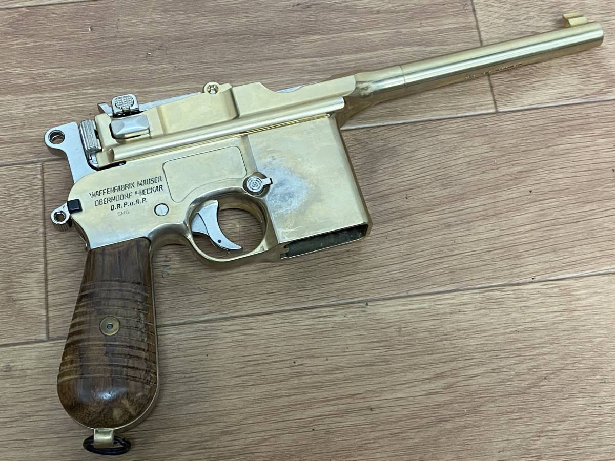 金属製 SMG刻印有 MAUSER//モーゼル モデルガン マガジン//薬莢無 の