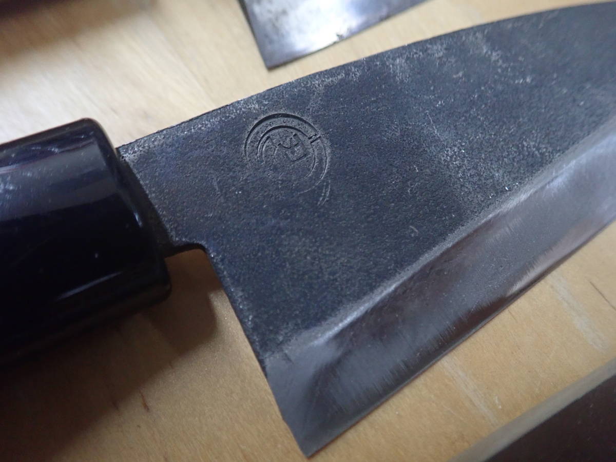 菜切包丁 和包丁 刺身包丁 贈り物 贈答品 アスクル 『P17P』出刃包丁 5本まとめてセット 和包丁　小出刃　鯵切り　土佐