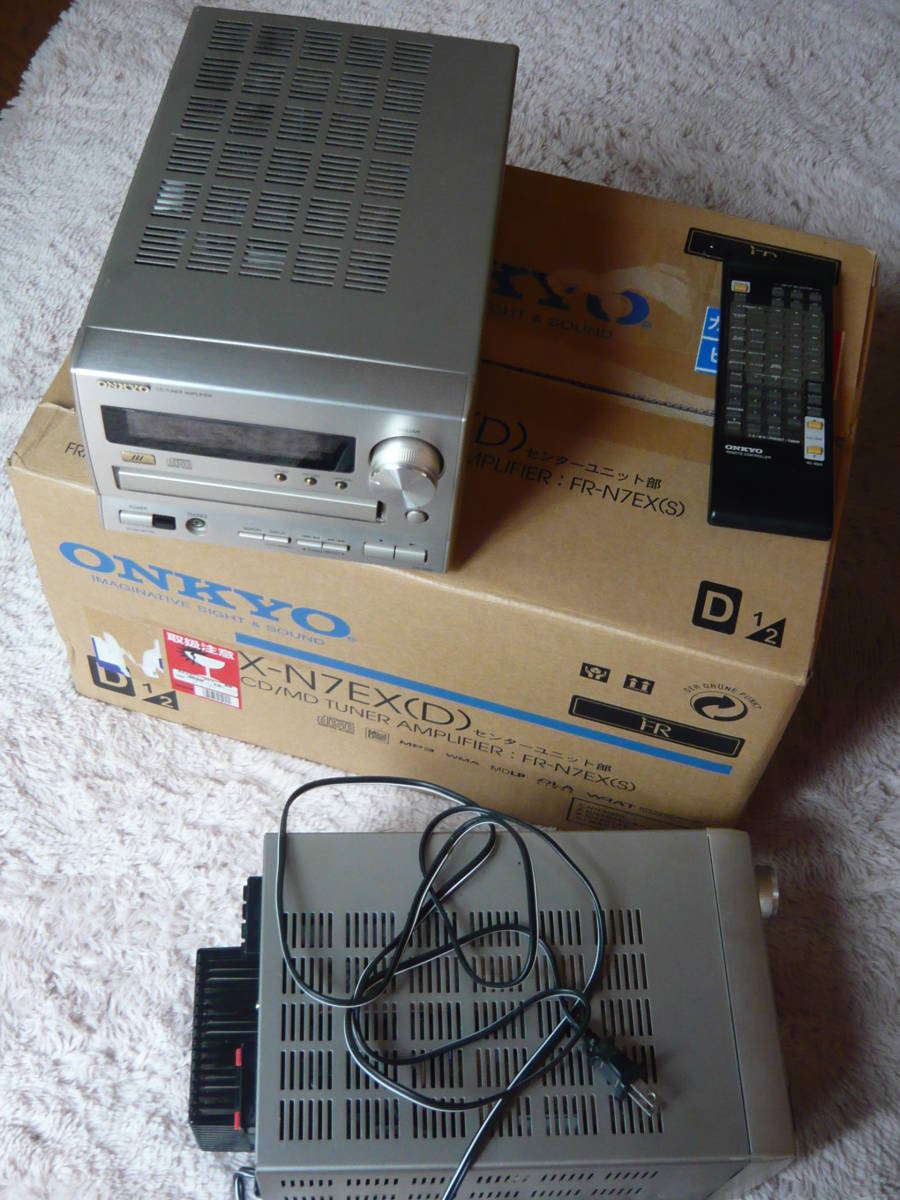 ONKYO CR-185X 動作品1台 ＋ 専用リモコン動作品 ＋ CR-185動作不良品1台