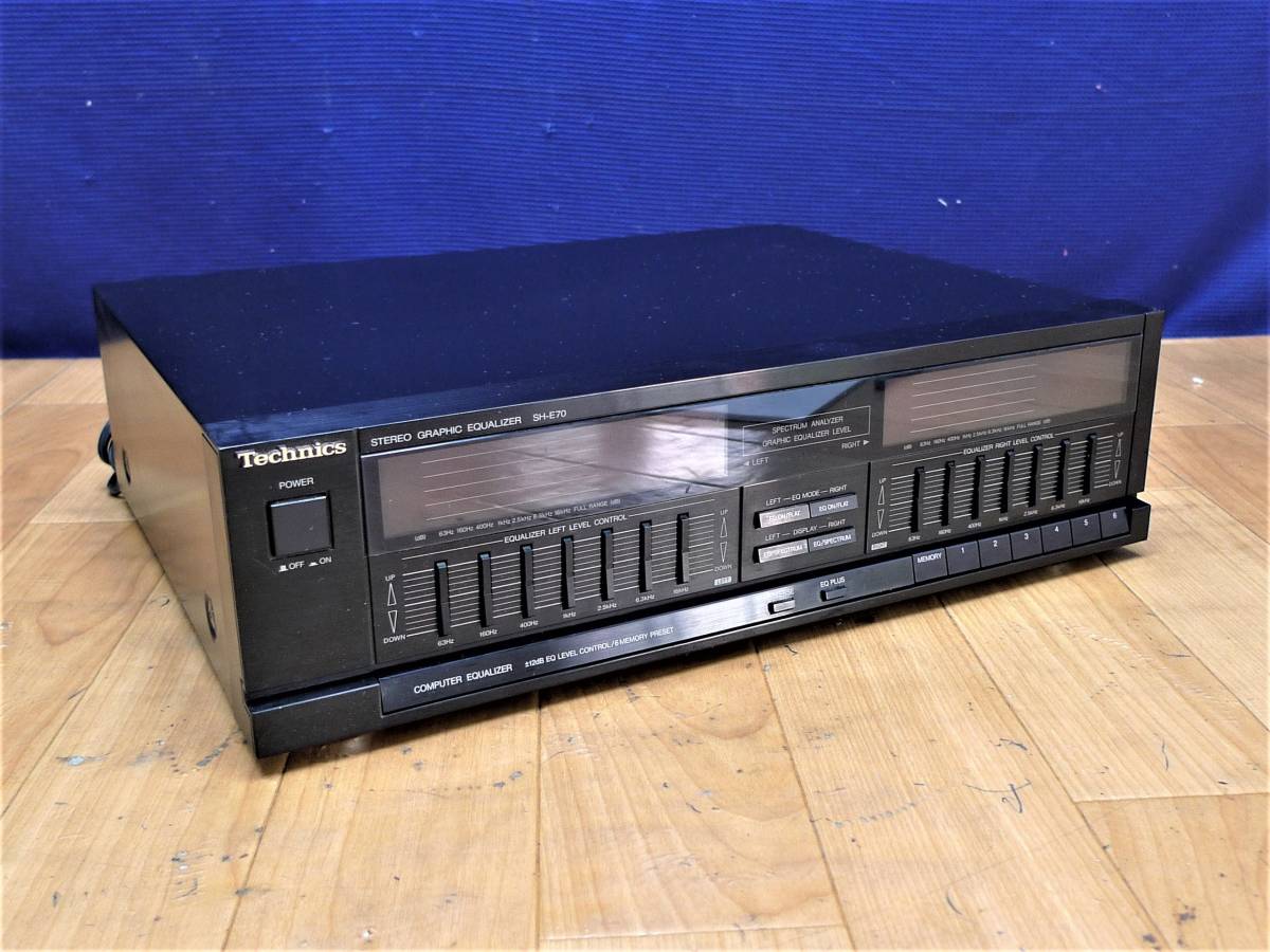 □Technics テクニクス◇7バンド ステレオグラフィックイコライザー