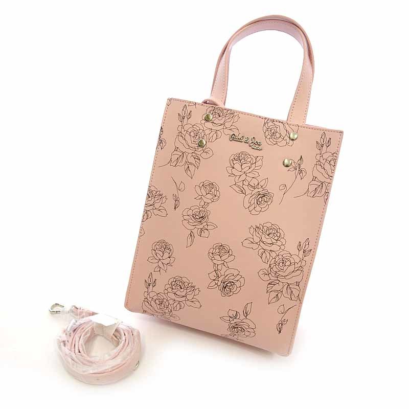 2026，100%新品 ポールアンドジョー/PAUL&JOE SISTER 花柄 レザー バッグ レディースF ピンク(皮革製)｜売買されたオークション情報、yahooの商品情報をアーカイブ公開 - オークファン その他