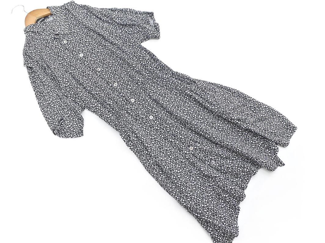 Zucca ズッカ アルファベット プリント シャツ ワンピース Sizem 黒ｘ白 Afb6 ワンピース ロング 売買されたオークション情報 Yahooの商品情報をアーカイブ公開 オークファン Aucfan Com