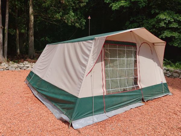 kakacanvas キャバノンビンテージテント cabanon pyramid 0 鉄骨テント