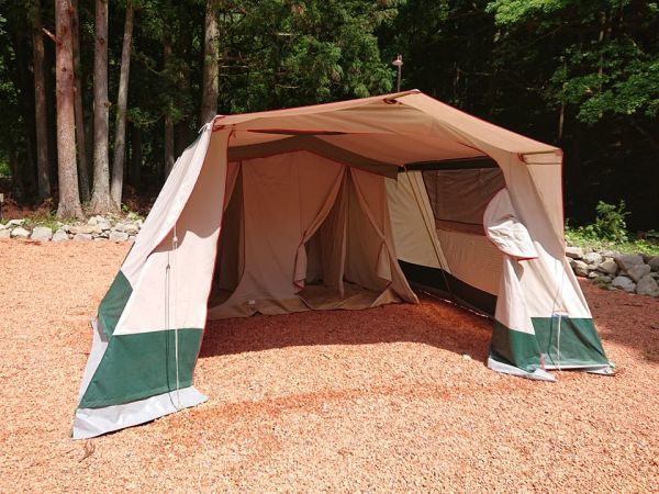 kakacanvas キャバノンビンテージテント cabanon pyramid 0 鉄骨テント