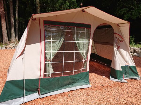 kakacanvas キャバノンビンテージテント cabanon pyramid 0 鉄骨テント