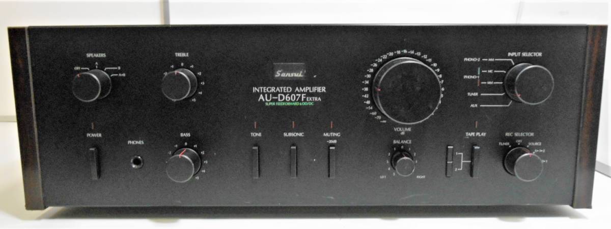 ZH0584【動作品】☆Sansui サンスイ AU-D607F EXTRA インテグレー