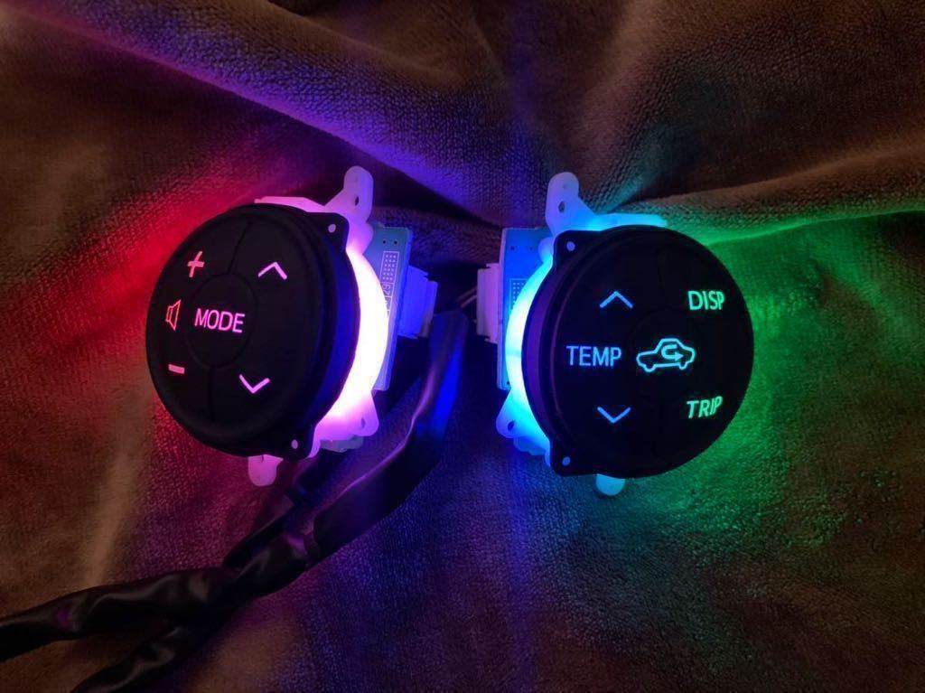30プリウス 後期 アクア プリウスα LED打ち替え済み ステアリング