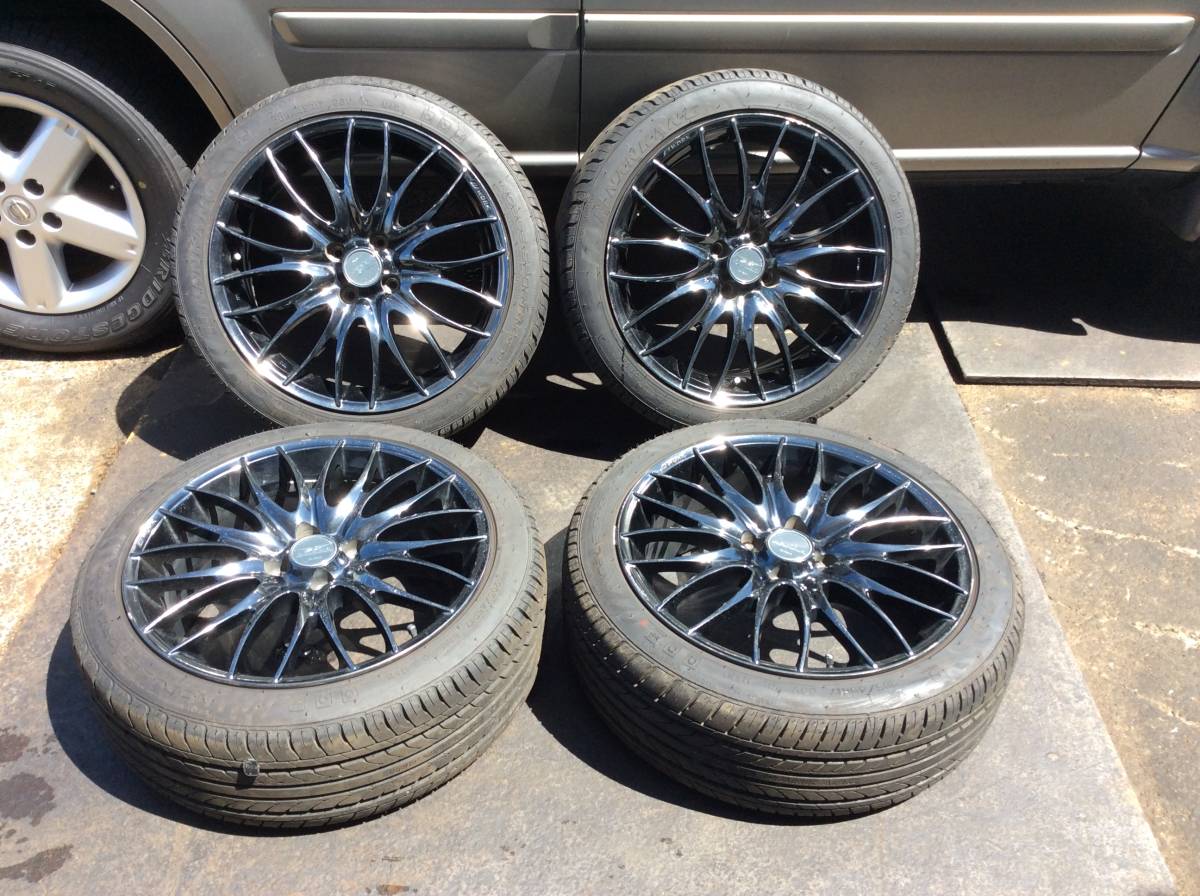 WORK STEEZ 17インチタイヤホイール4本セット 17×7J+45 100/4H 205/45 