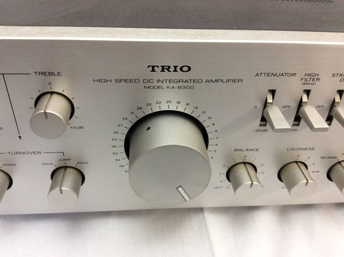 通電OK TRIO/トリオ KA-8300 STEREO INTEGRATED AMPLIFIER