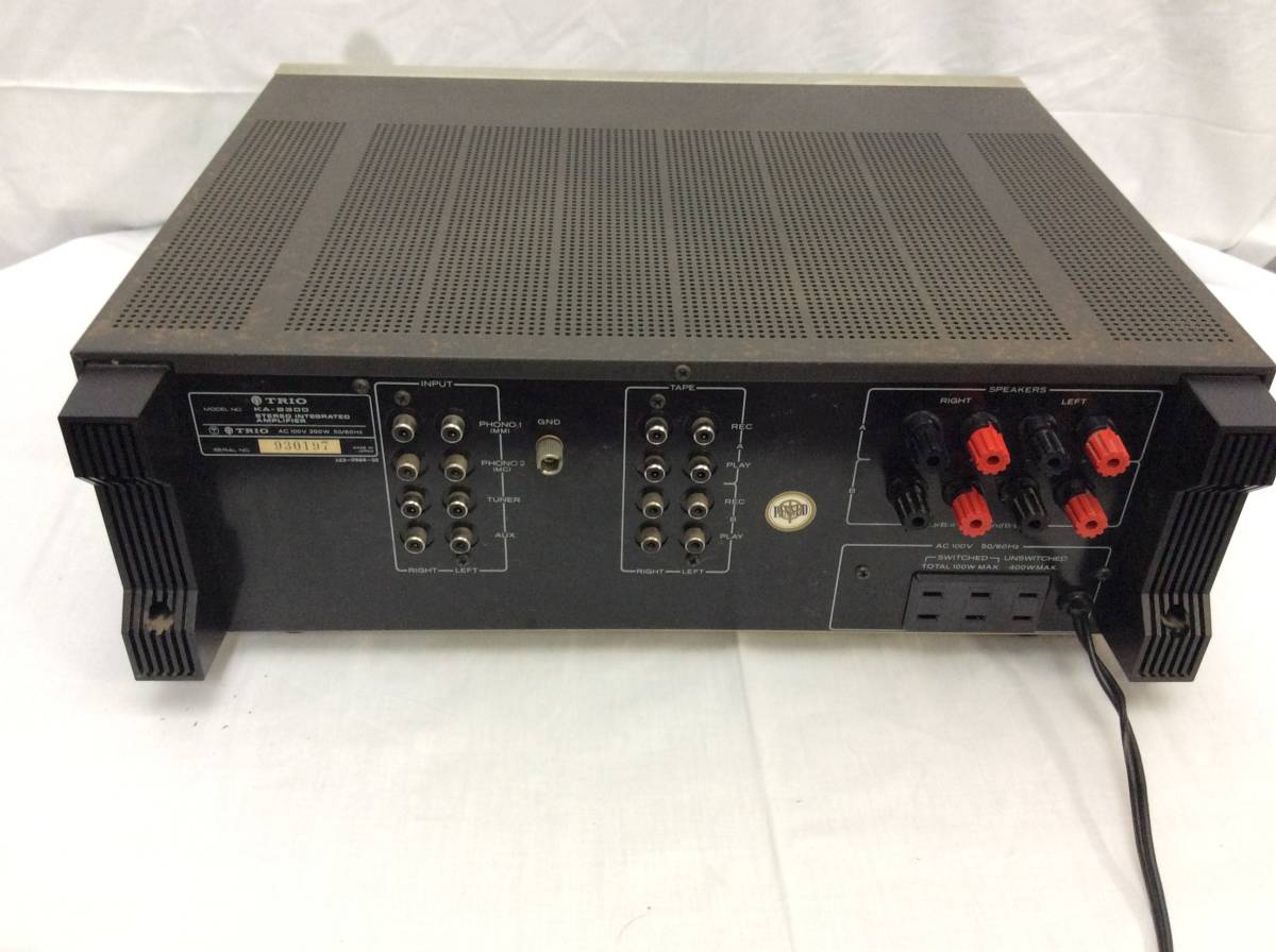 通電OK TRIO/トリオ KA-8300 STEREO INTEGRATED AMPLIFIER