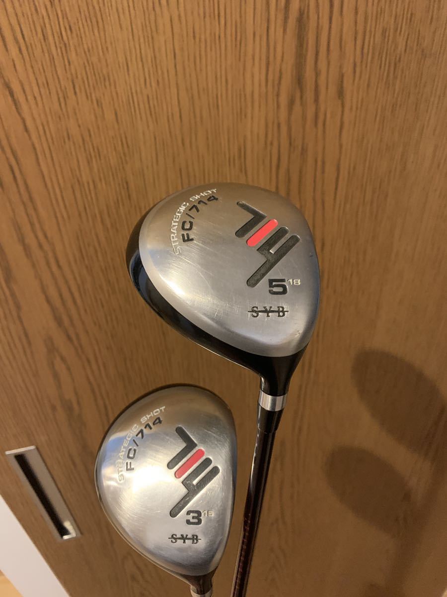 大人気，新作 ハードヒッター向け レアシャフト装着 SYB FC714 3Ｗ/15度 5Ｗ/18度 クワドラプロFW80S 2本セット(その他)｜売買されたオークション情報、yahooの商品情報をアーカイブ公開 - オークファン 男性右きき用