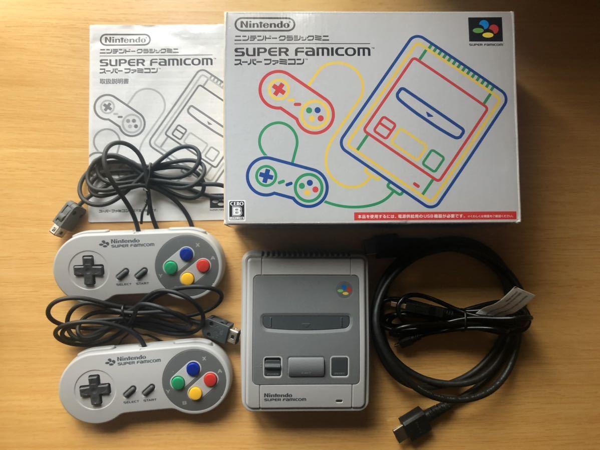 ニンテンドークラシックミニ スーパーファミコン コントローラー2個