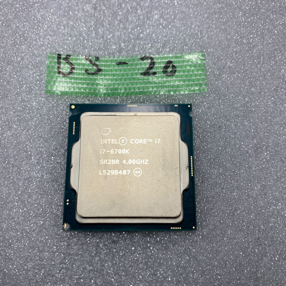 SALE，格安 BS-20 CPU intel Core i7-6700K 4.00GHz LGA1151 同梱可能(Core i7)｜売買されたオークション情報、yahooの商品情報をアーカイブ公開 - オークファン Core i7