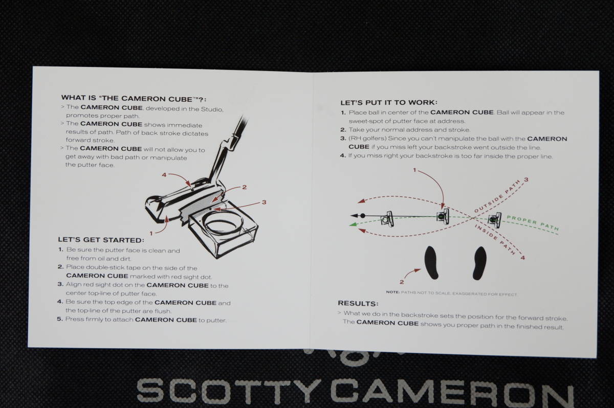 Cameron Scotty スコッティ・キャメロン キューブ パター練習 CUBE パター 楽天ビック｜スコッティキャメロン｜Scotty Super - タイトリスト スコッティキャメロン スコッティ Select Scotty・Cameron カスタム