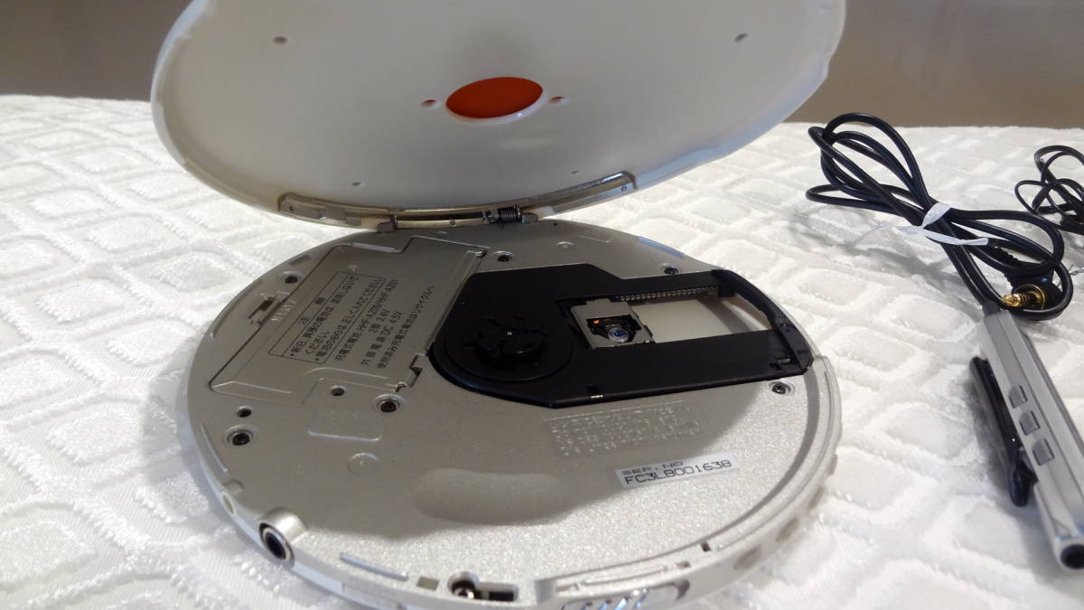 ○CDプレーヤー○Panasonic SL-CT710 レッド ○動作品 リモコン AC