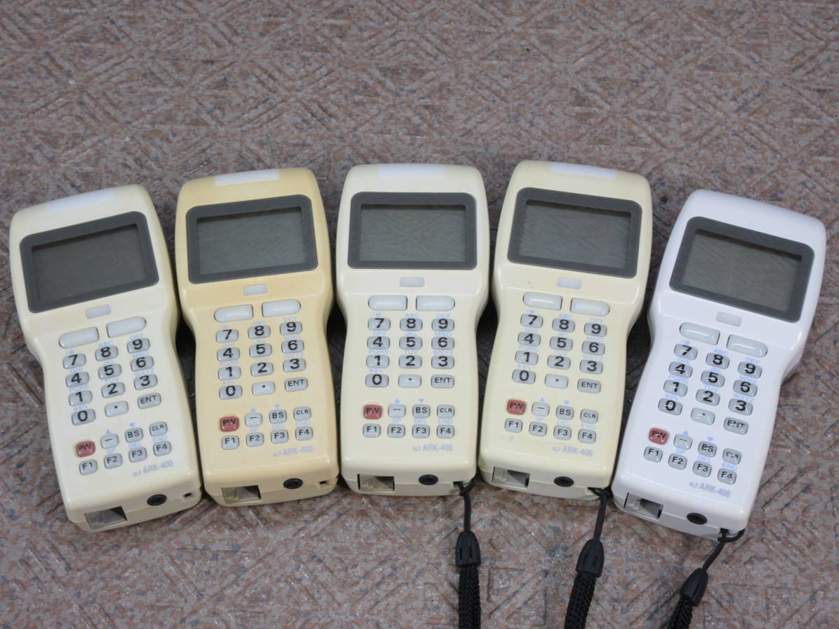 新作入荷，豊富な 5台セット ALF/アルフ ARK-400L ハンディターミナル No.G963(バーコードリーダー)｜売買されたオークション情報、yahooの商品情報をアーカイブ公開 - オークファン バーコードリーダー