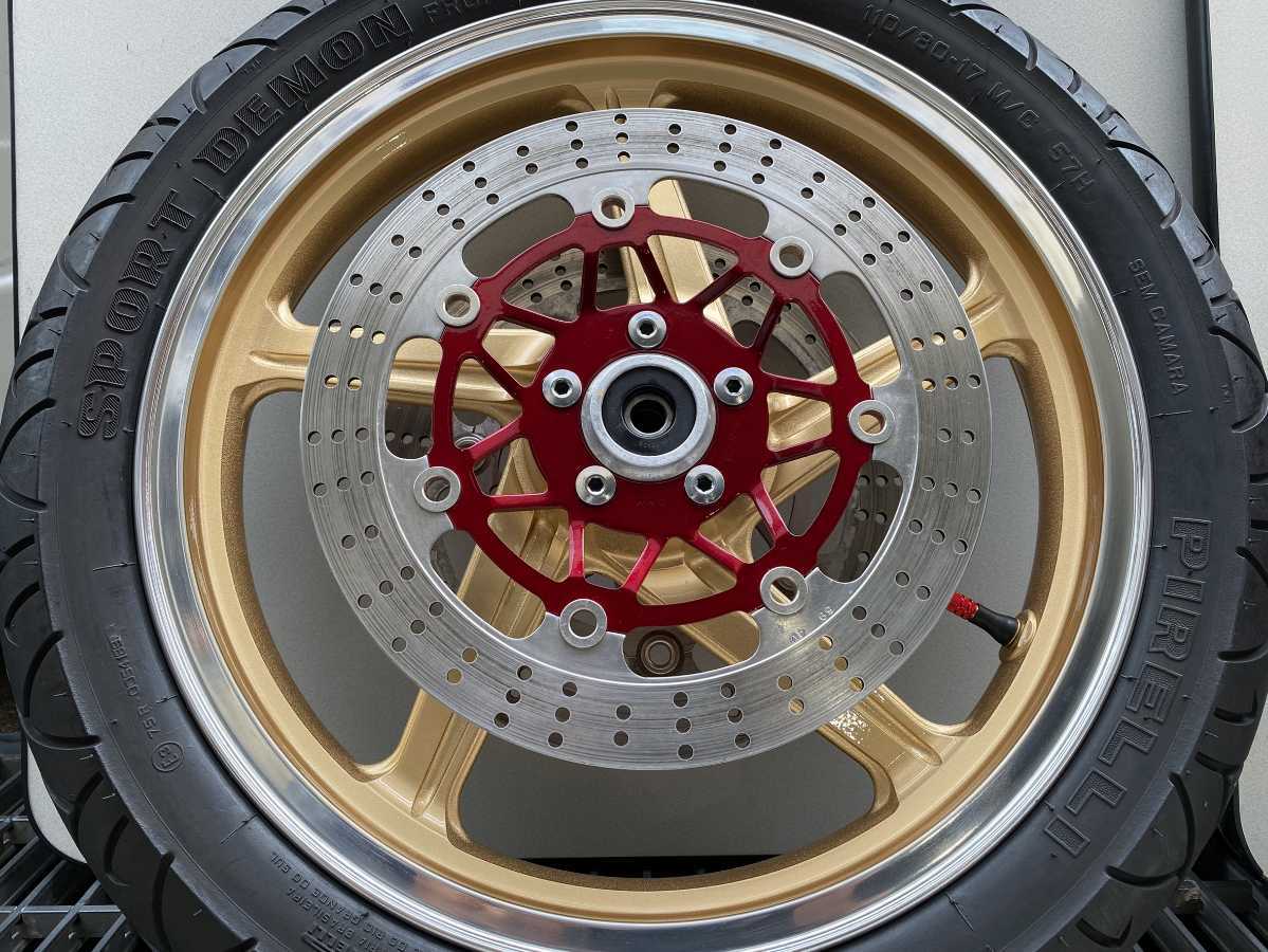 ゼファー400 タイヤ ホイール キャスト ディスクローターつき ゼファー