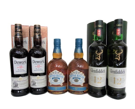 新品☆ウイスキー 6本セット シーバス リーガル ミズナラ 12年