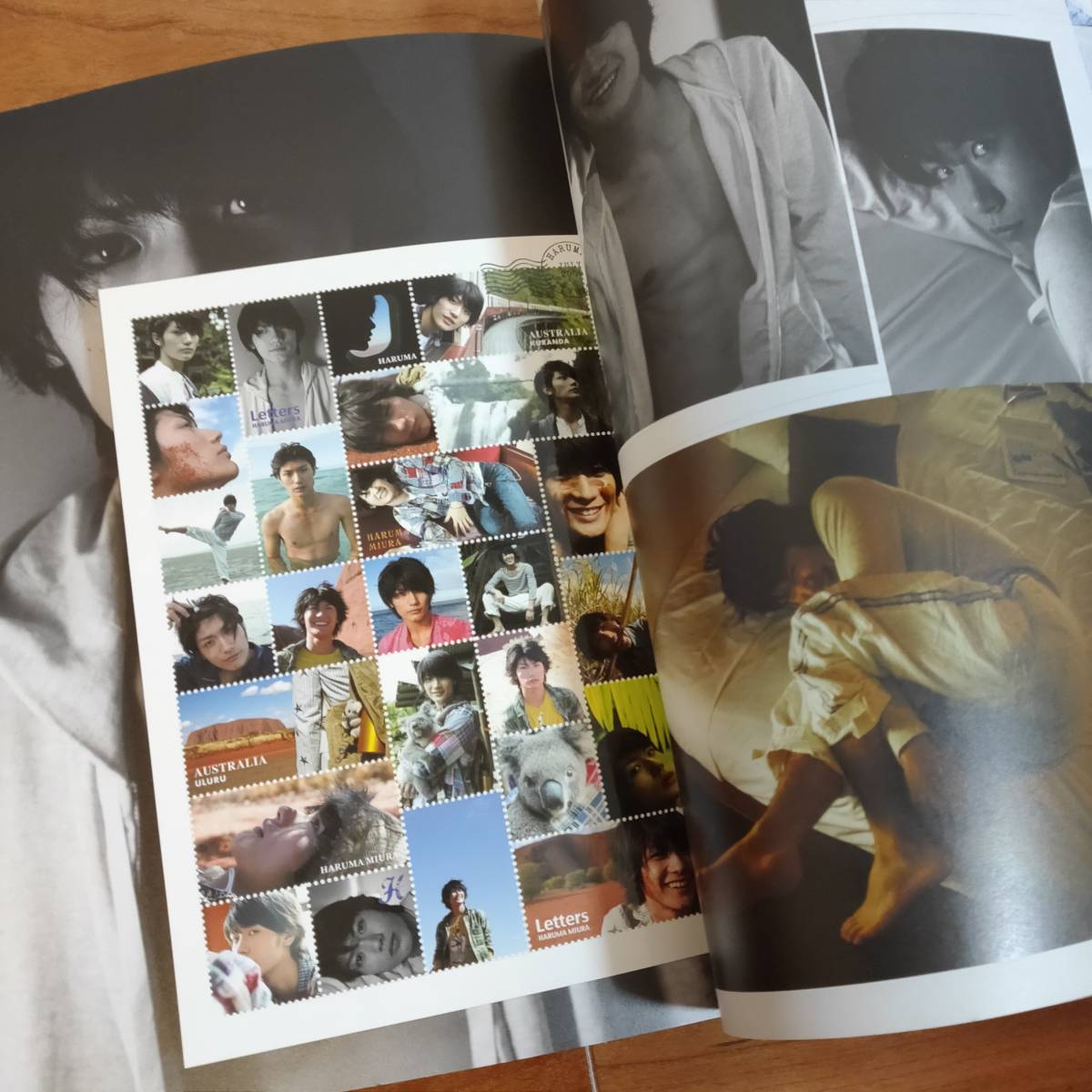 美品》三浦春馬さん写真集 / Letters Haruma Miura 初版 切手風 