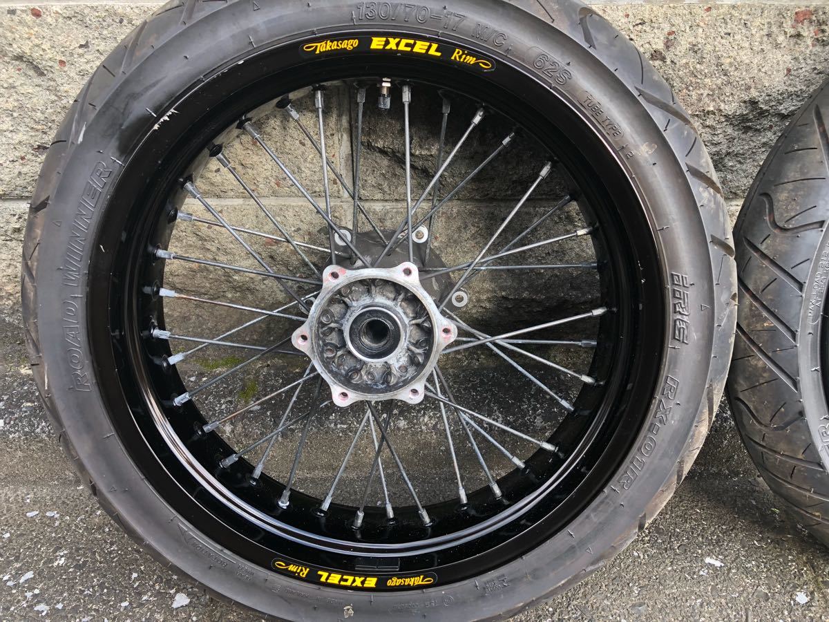 公式通販 Dトラッカー250 前後タイヤホイール キャブ車用 Dトラッカー 