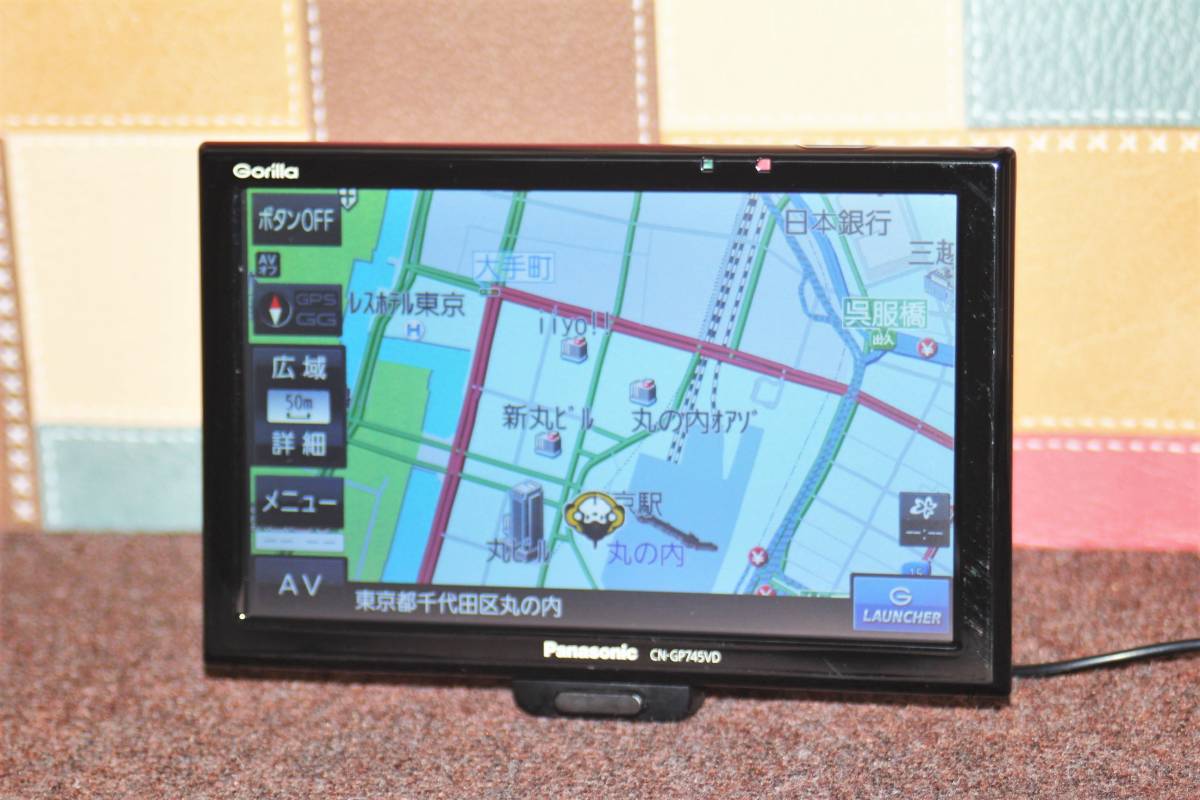 ワンセグTV 2014年モデル・取扱説明書付☆Panasonic 7インチ SSDポータブルナビ