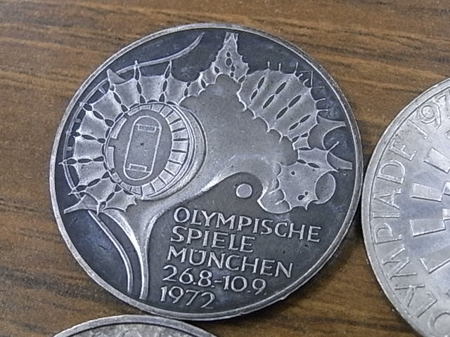 1972年 ミュンヘンオリンピック 10マルク銀貨 8枚