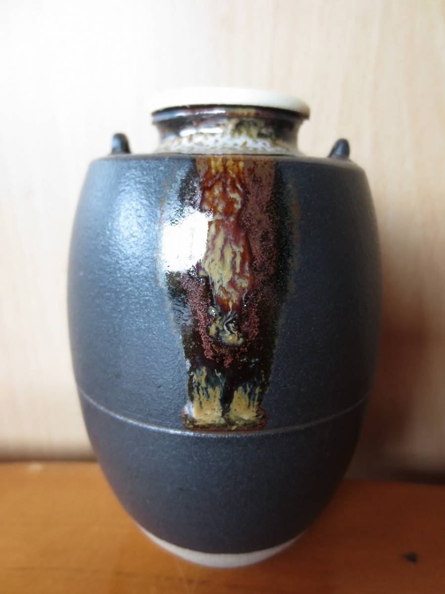 美術品・アンティーク・コレクション 肩衝茶入 鬼丸雪山造 高取焼