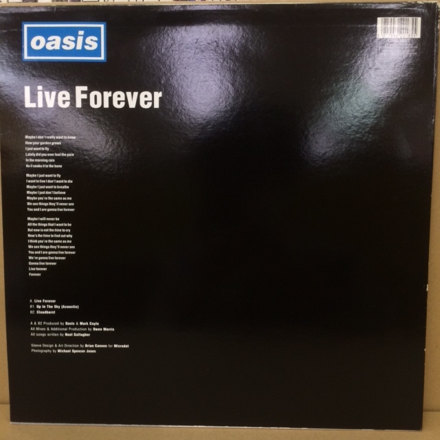 Live Oasis Forever - Original Vinyl Records ⁄ 0 UK Creation