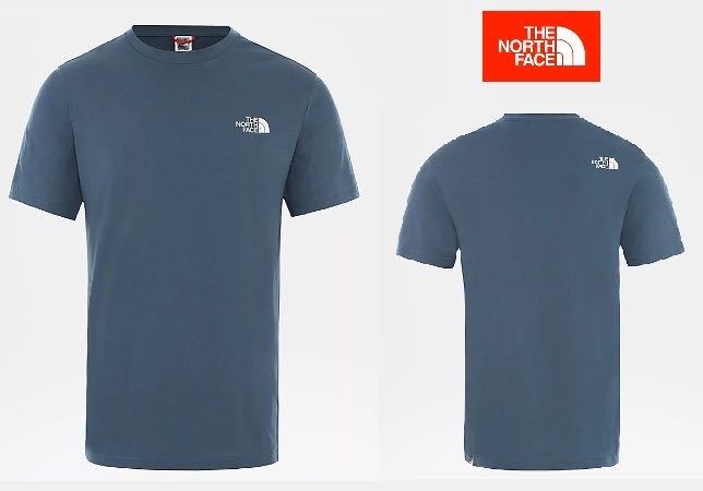  売切１円 正規品 The North Face T-shirt ノースフェイスTシャツ Simple Dome BLUE WING TEAL Mサイズ(男性用)｜売買されたオークション情報、yahooの商品情報をアーカイブ公開 - オークファン 男性用