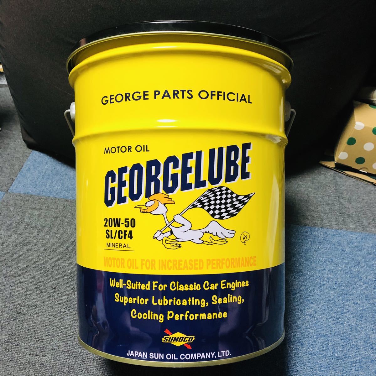 ペール缶 世田谷ベース SUNOCO アメリカンピクニックディ GEORGELUBE