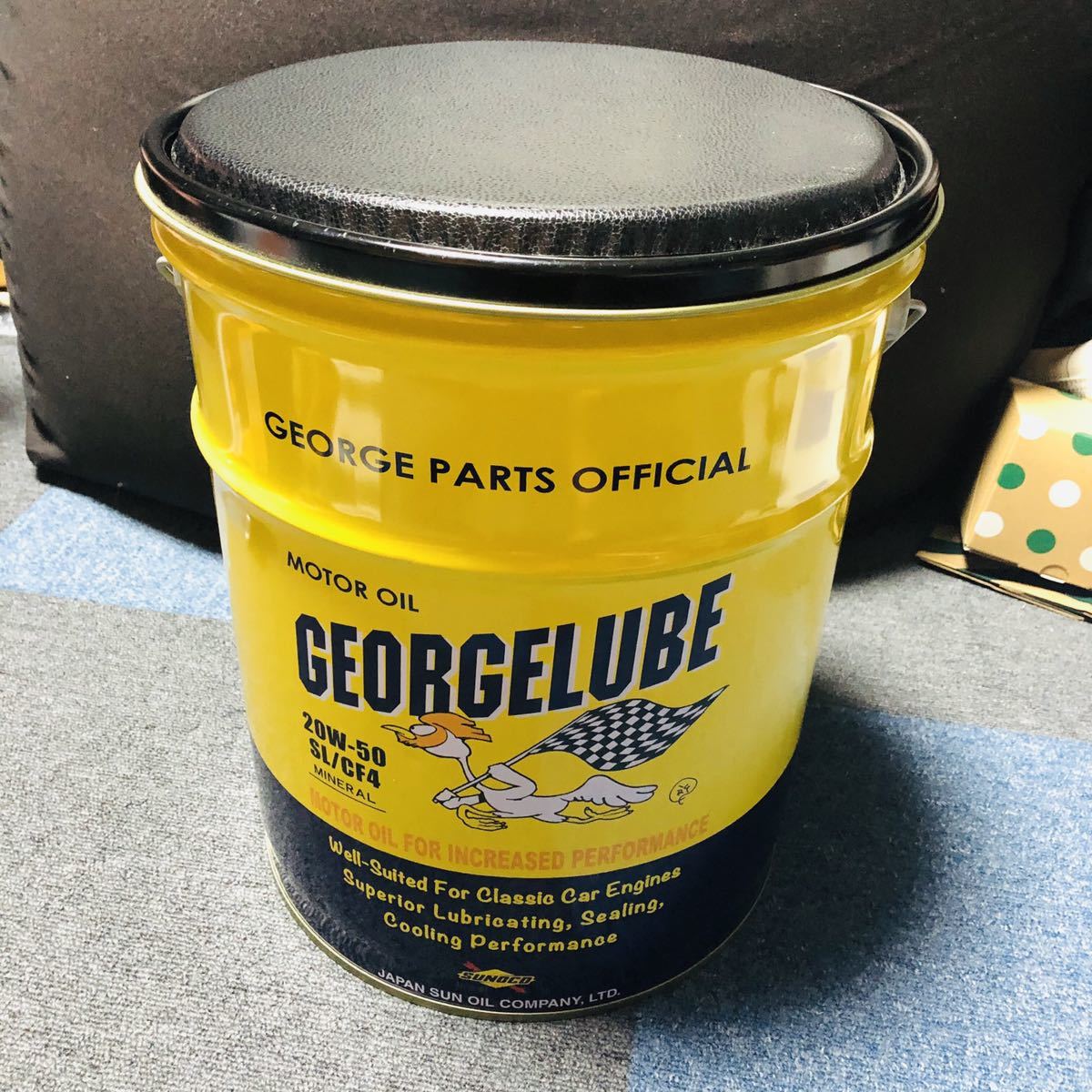 ペール缶 世田谷ベース SUNOCO アメリカンピクニックディ GEORGELUBE