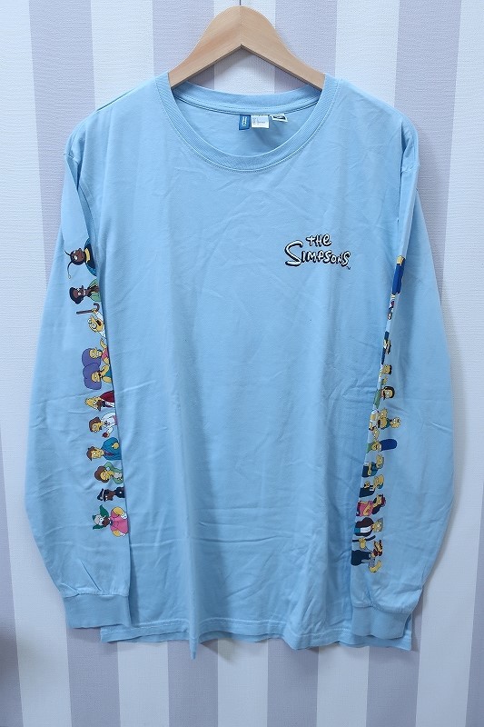 2 7054 H M Divided The Simpsons シンプソンズ 長袖tシャツ エイチアンドエム 送料0円 長袖tシャツ 売買されたオークション情報 Yahooの商品情報をアーカイブ公開 オークファン Aucfan Com