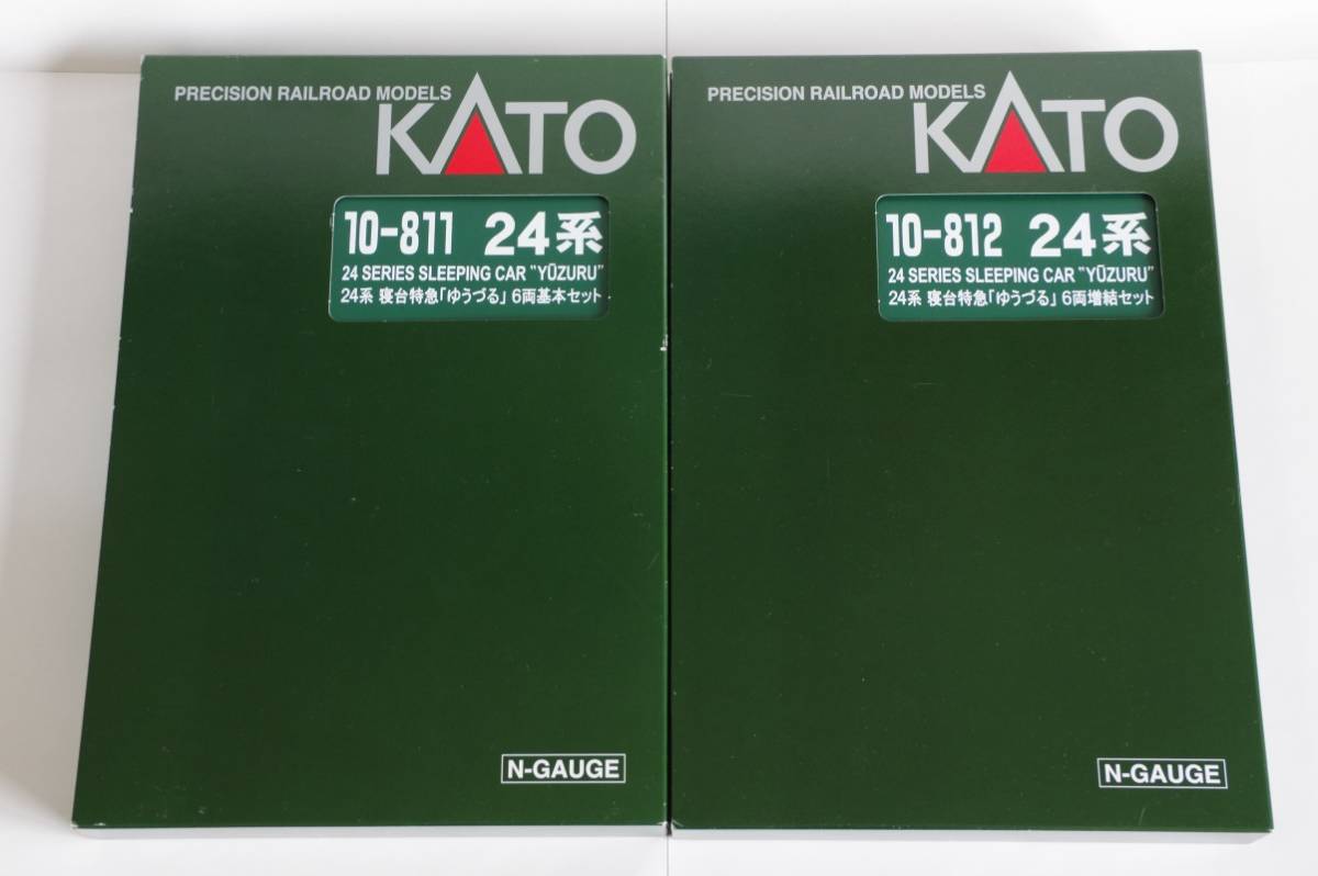 KATO 10-811，10-812 24系寝台特急「ゆうづる」 基本セット・増結