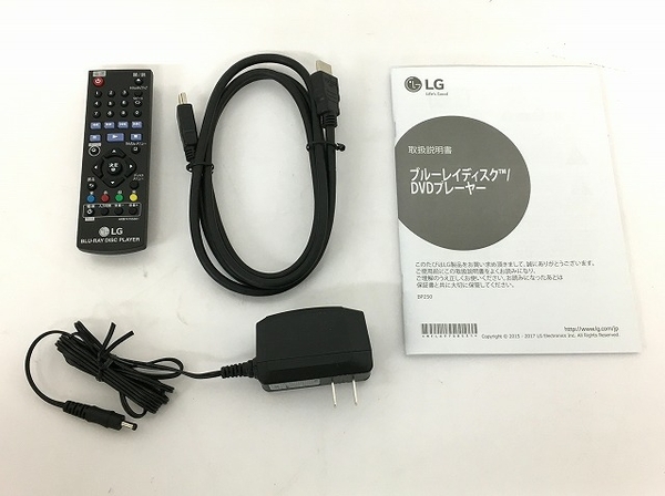 LG BP250 ブルーレイ DVDプレーヤー 2019年製 中古 T5073468 LG 2019年