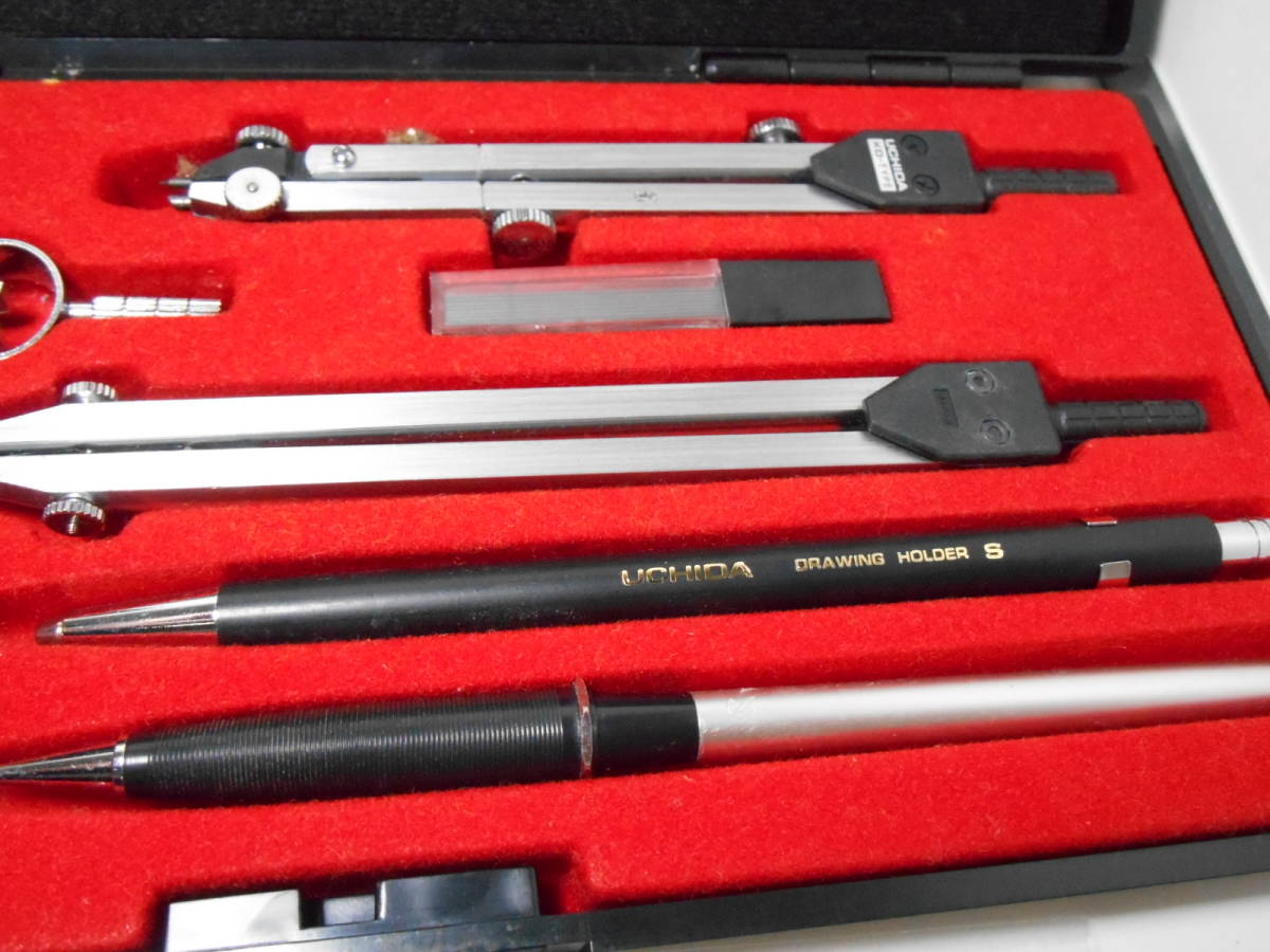 ZH0748【製図器2点セット】☆UCHIDA KD-TYPE KD-SE ウチダ 【公式通販】