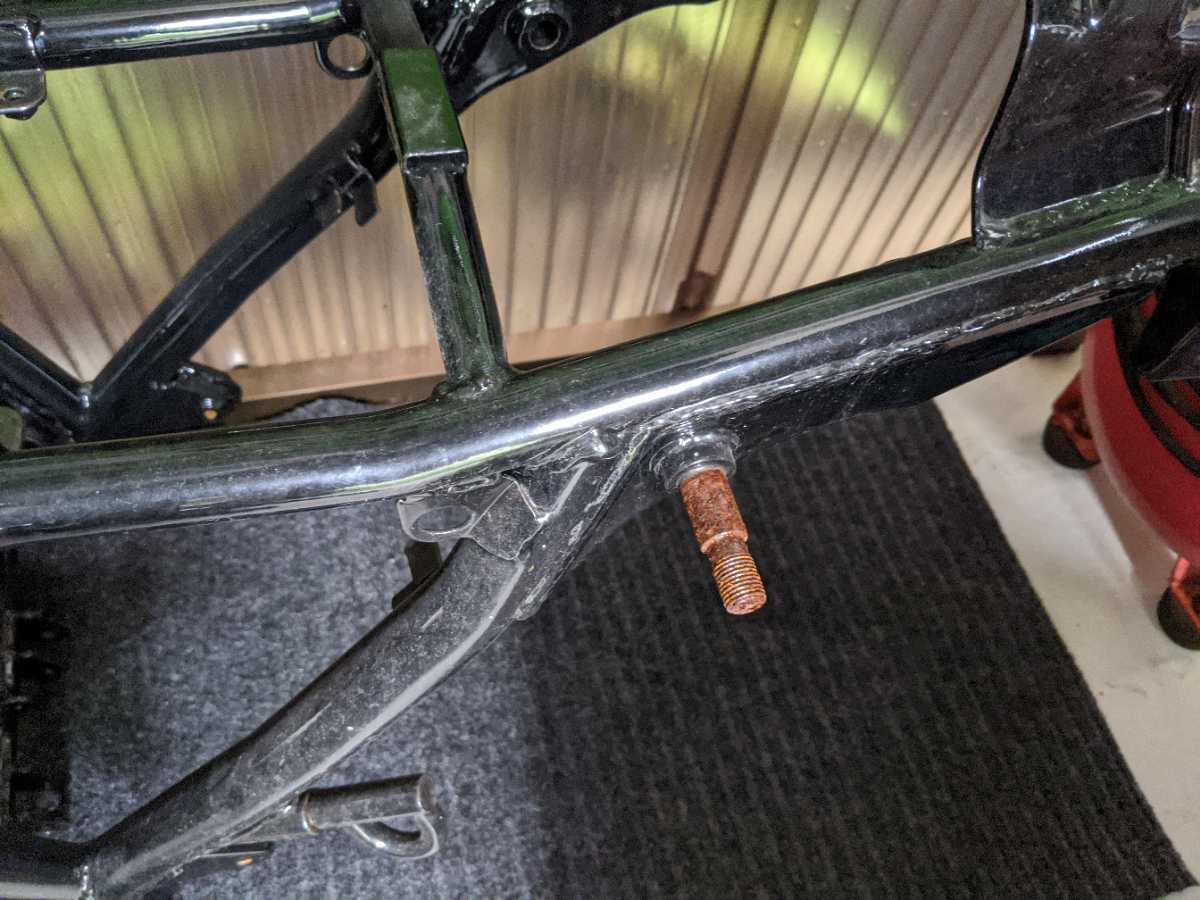 KZ1000 レストア日記 レストア開始 旧車 KAWASAKIカワサキ Garage