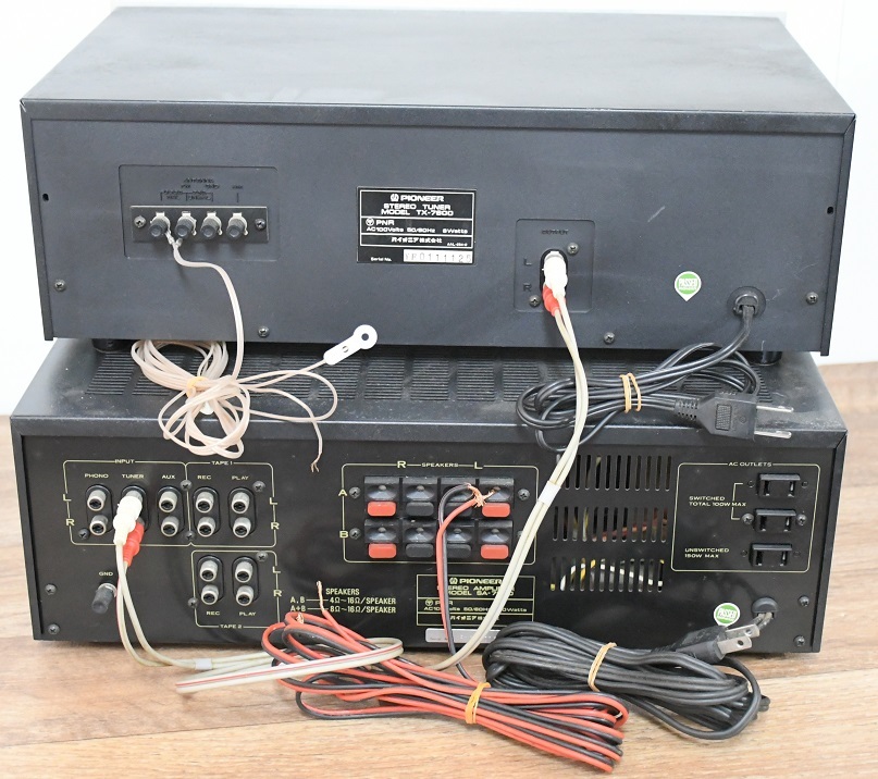 Pioneer SA-7800 アンプ & TX-7600 チューナー セット Pioneer PIONEER