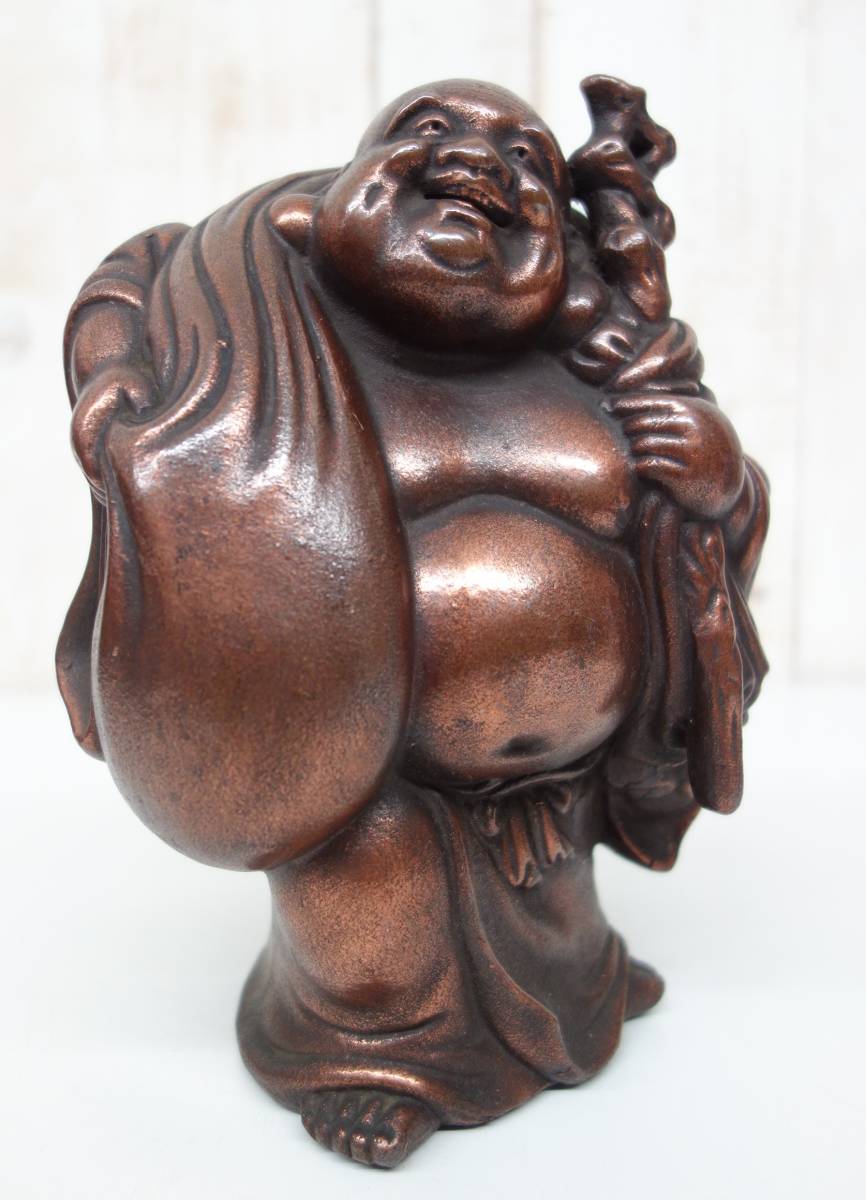 アンティーク品・古美術品　古備前　置物　七福神　布袋 備前焼 置物 - 骨董品 七福神 Yahoo!オークション 古美術 | 「備前焼