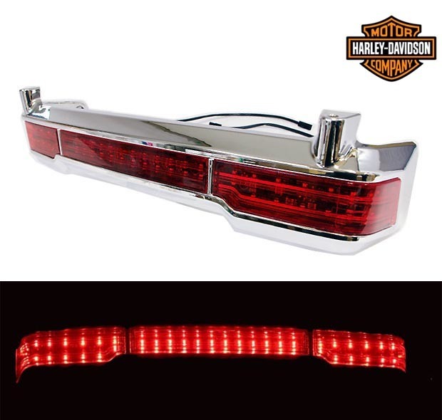 LED テールランプ クローム ～13年式 キングツアーパック用 ブレーキランプ ライト ツーリング FLHX FLHTC FLTR FLHR ツアラー /0430081