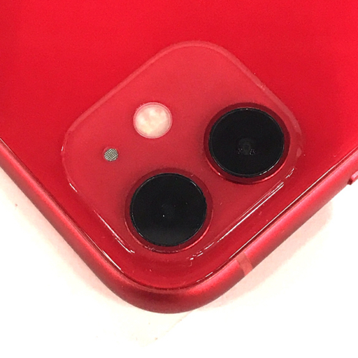 1円 美品 SIMフリー Apple iPhone 11 128GB A2221 レッド アップル スマホ 本体_8