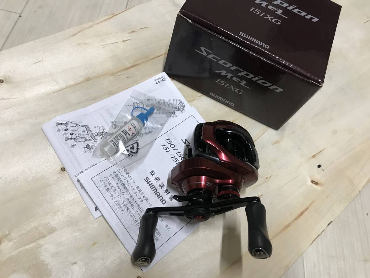 MGL Scorpion Reel Shimano 0 151XG Left 8.5:1 Baitcasting SHIMANO Fishing | Handle LEFT 1 Right